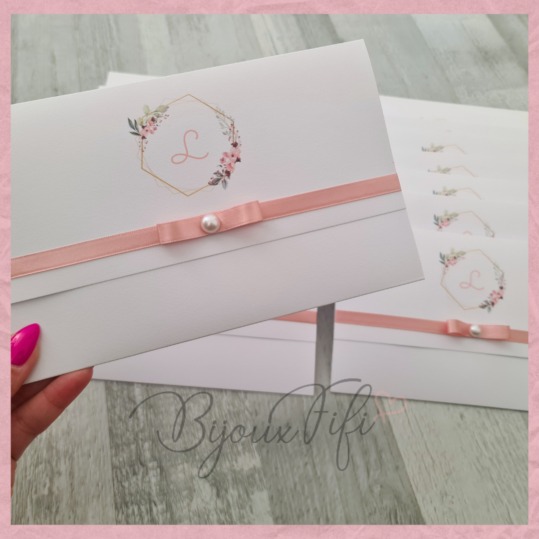 Convite Floral "Romantic Rose" (+cores)