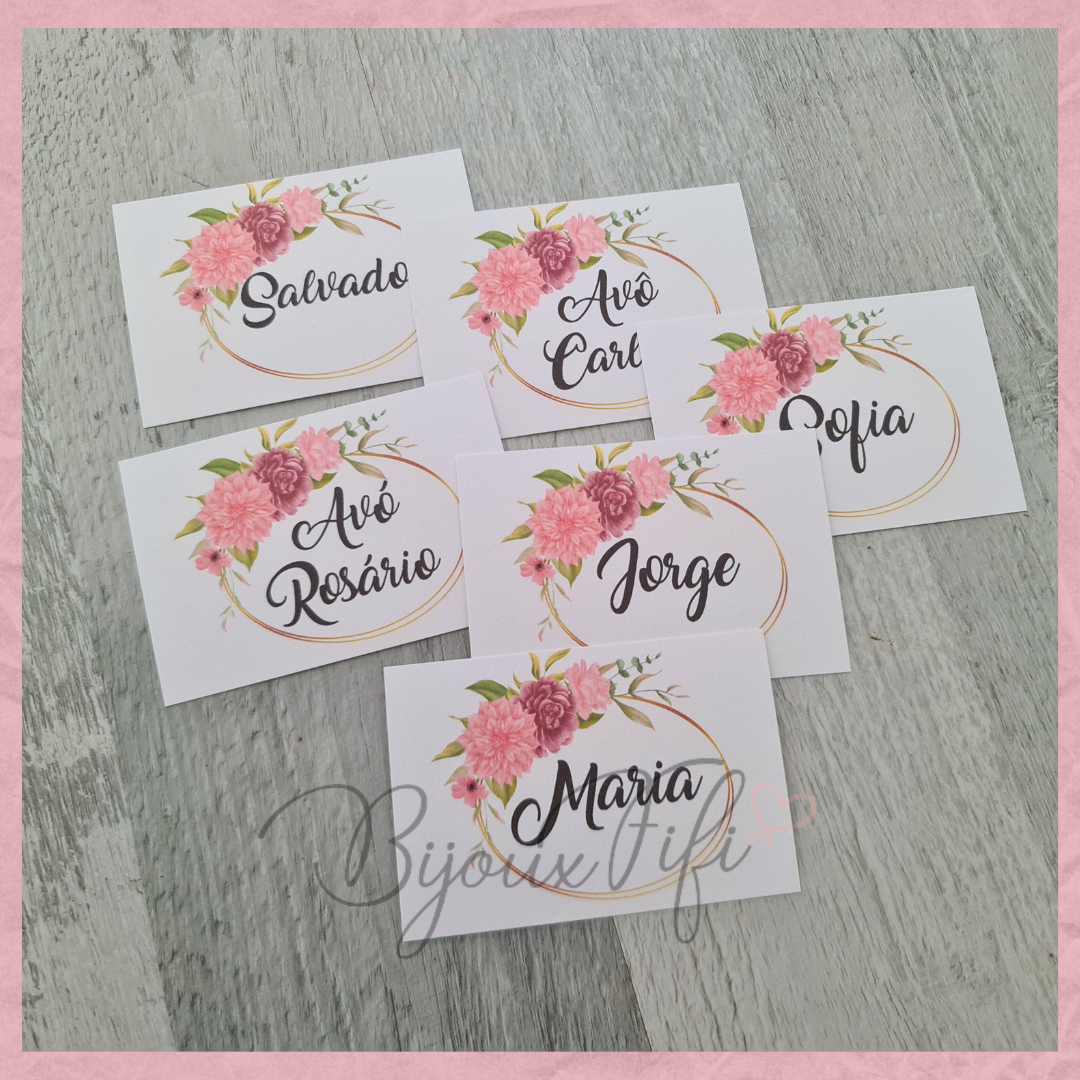 Marcador de Mesa Individual "Pink Passport"