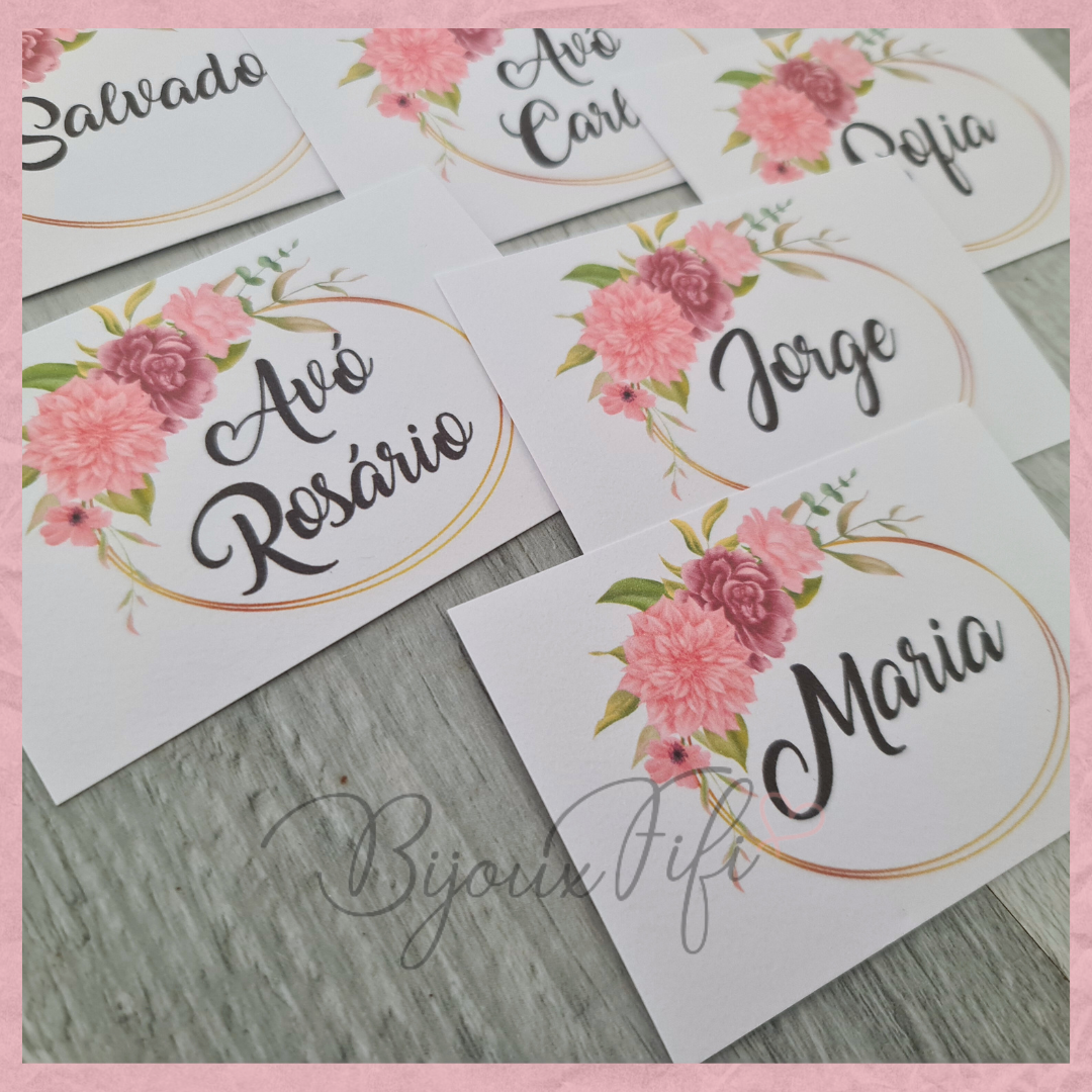 Marcador de Mesa Individual "Pink Passport"