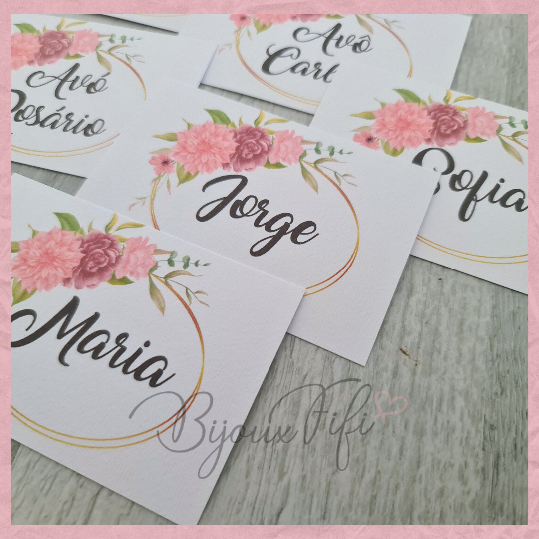 Marcador de Mesa Individual "Pink Passport"