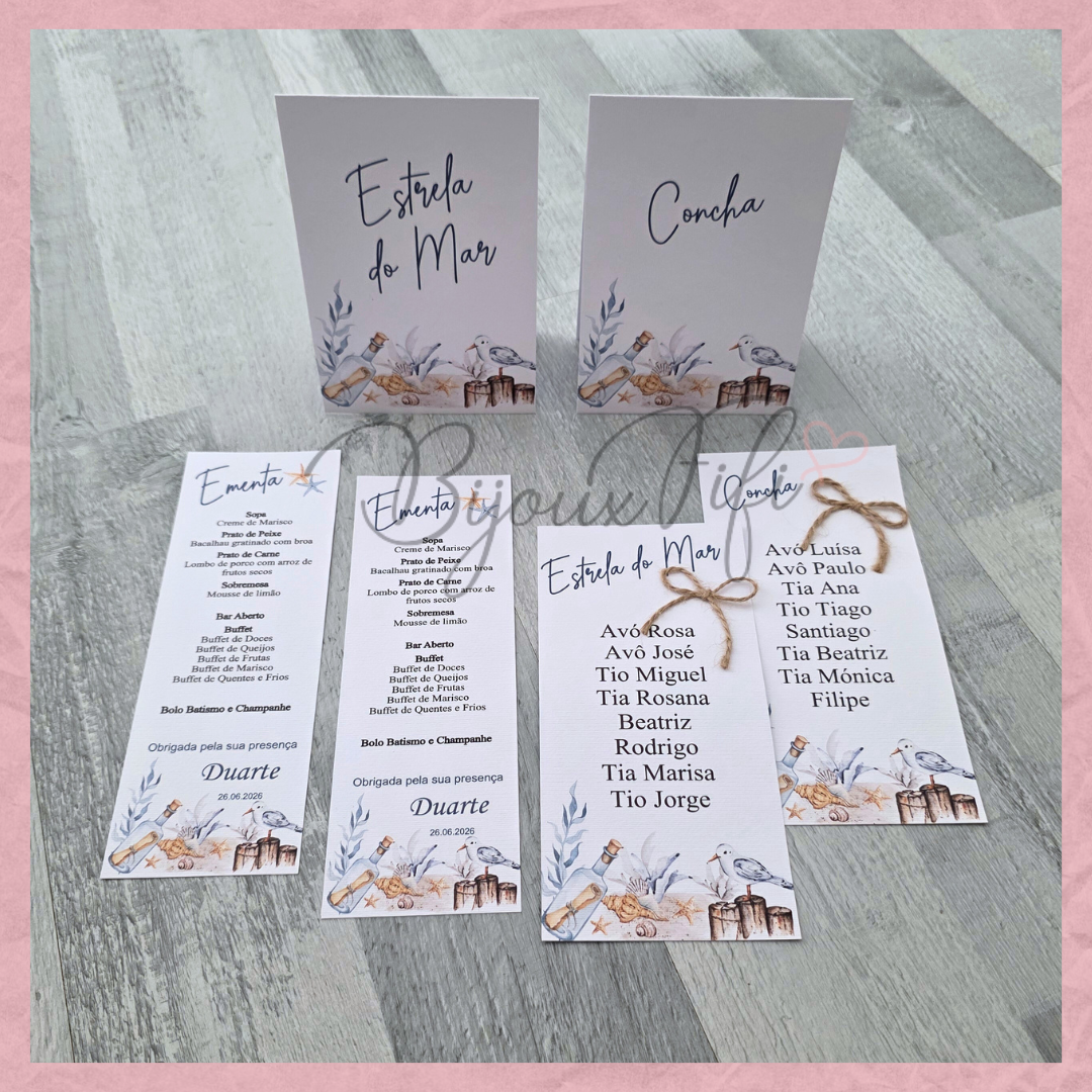 Ementa "Cruise Ticket"