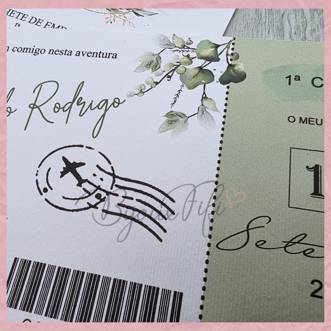 Convite Passaporte "Fly for Nature"