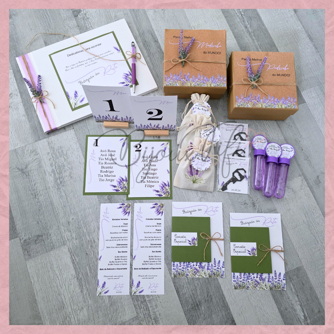 Convite Wedding "Lavanda"