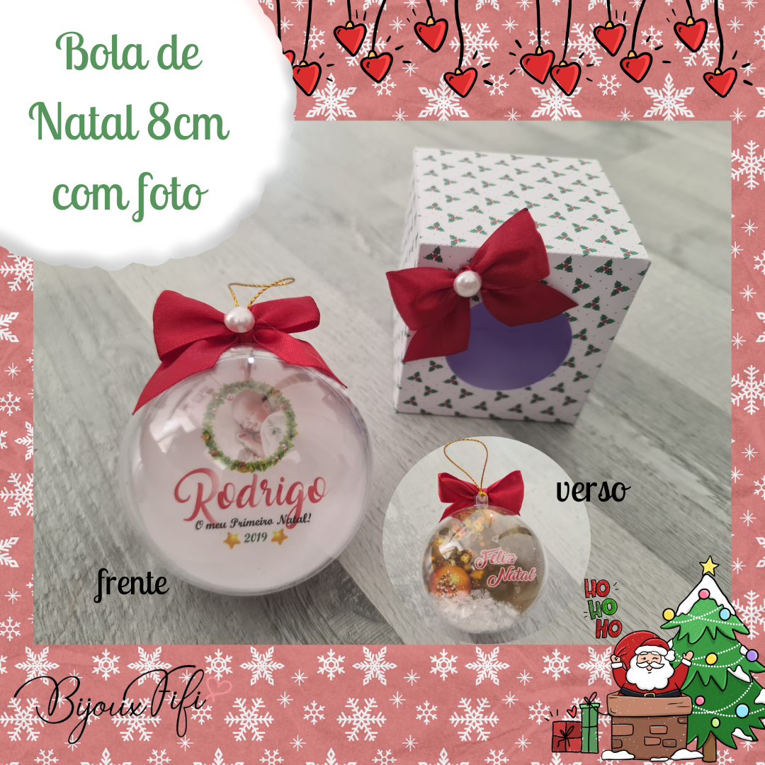 Bola de Natal "O meu 1º Natal"