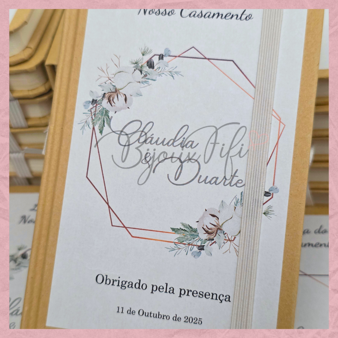 Caderno A6 "Pure Cotton" MB048
