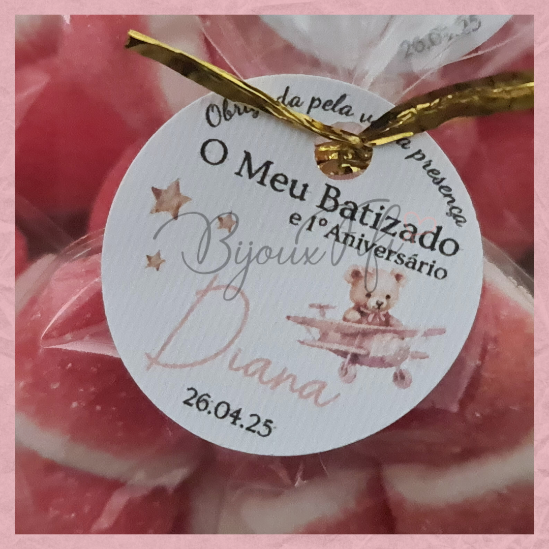 Saquinho de Gomas "Cute Bear" Rose