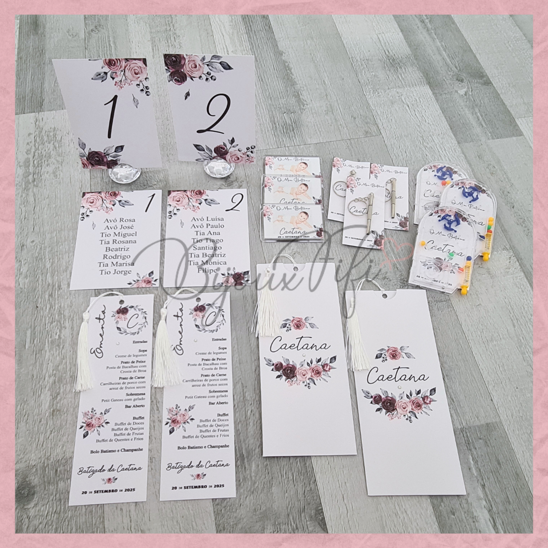 Cartões Seating Plan "Tassel" MB025