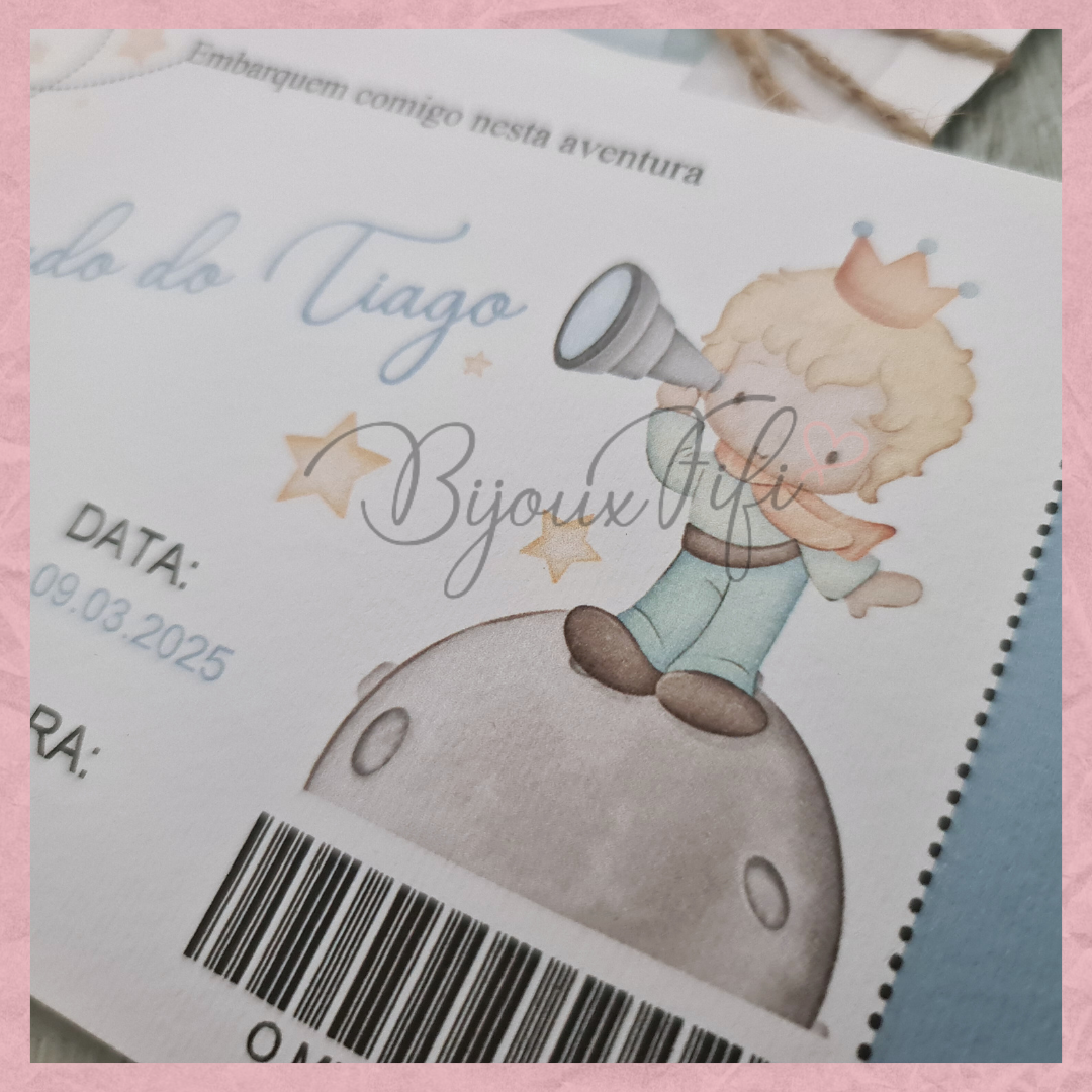 Convite Passaporte "Little Prince"