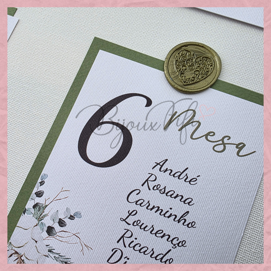 Placar de Seating-Plan "Pure Cotton" V2