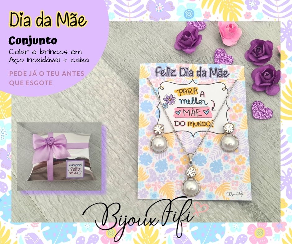 Conjunto Colar + Brincos
