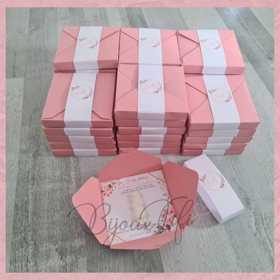 Caixa com gesso perfumado "Romantic Rose" (+cores)