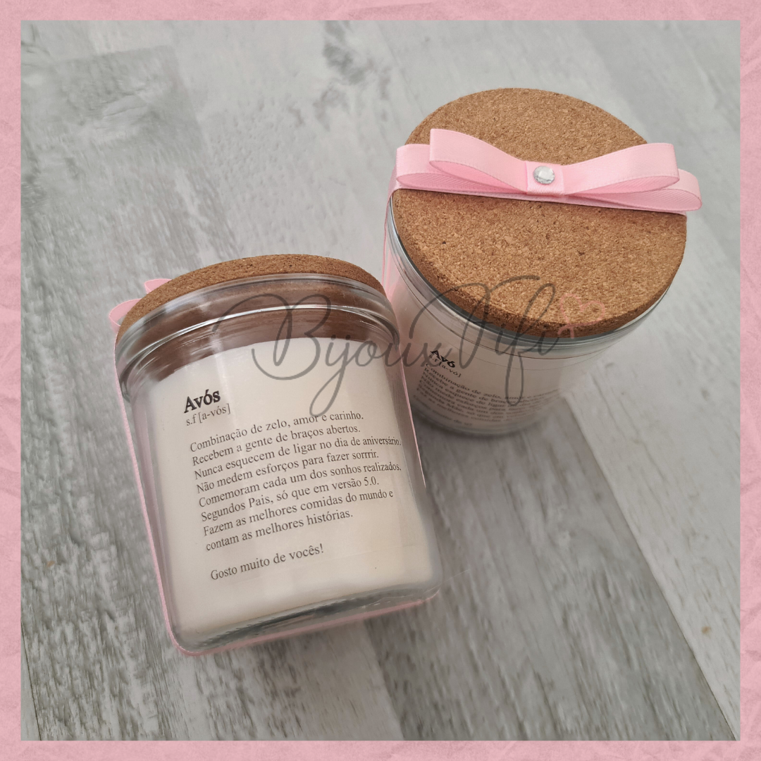 Vela com tampa "Cute Angel" Rose