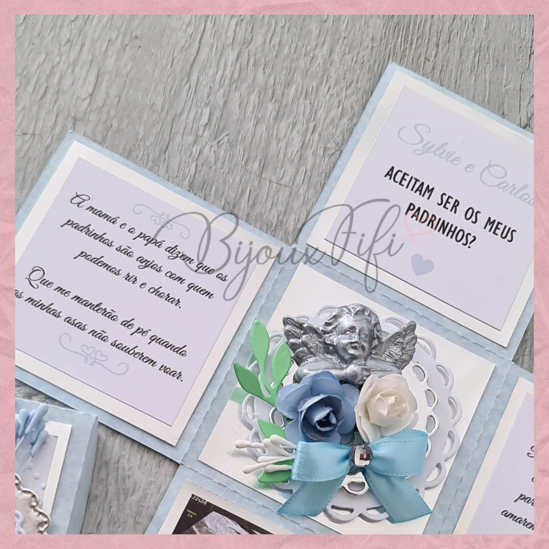 Convite "Caixa Surpresa" Floral ECO