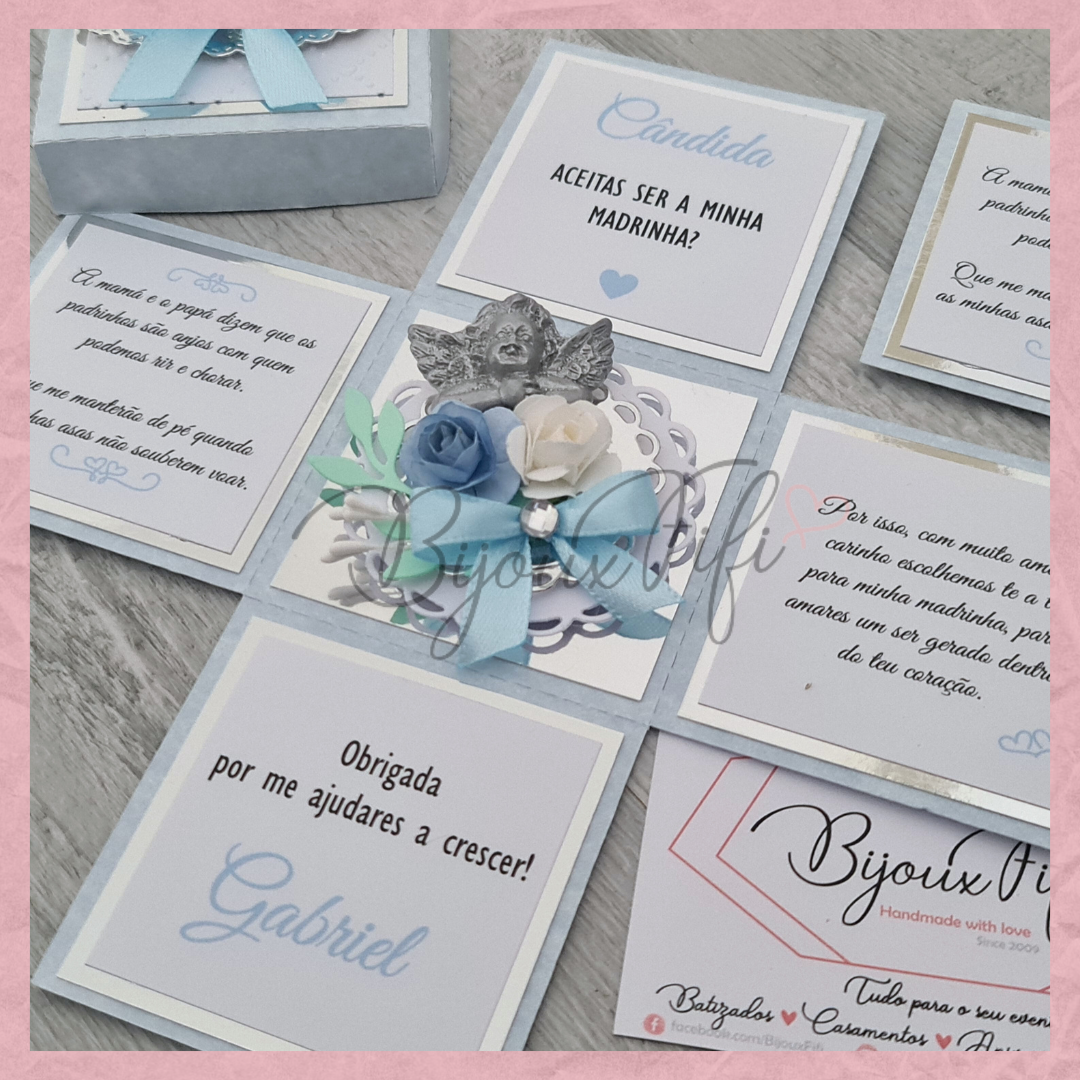 Convite "Caixa Surpresa" Floral ECO