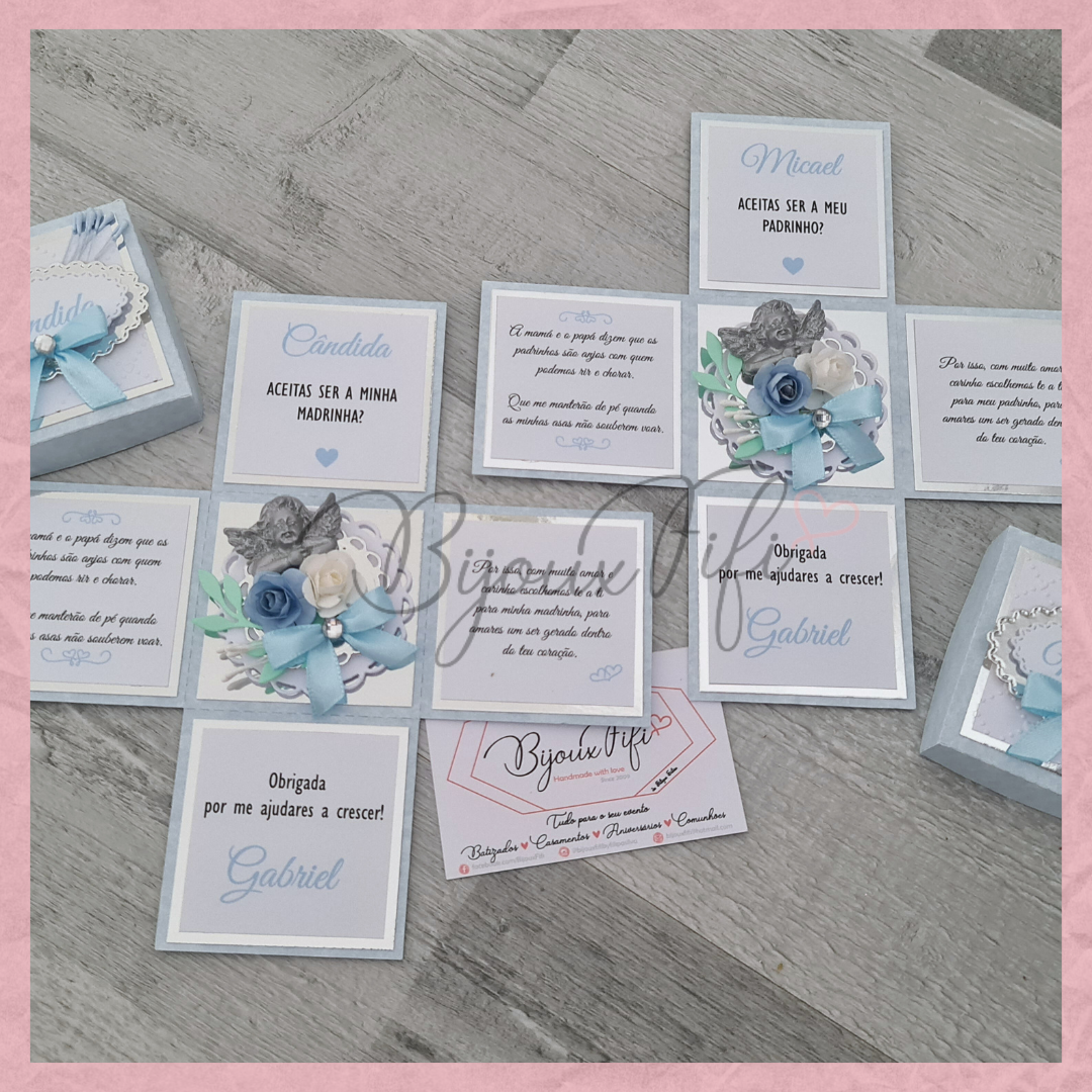 Convite "Caixa Surpresa" Floral ECO