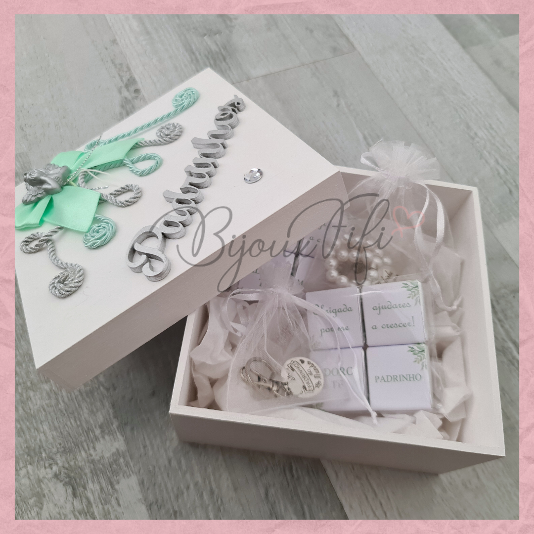 Caixa Oferta Padrinhos "Florest"