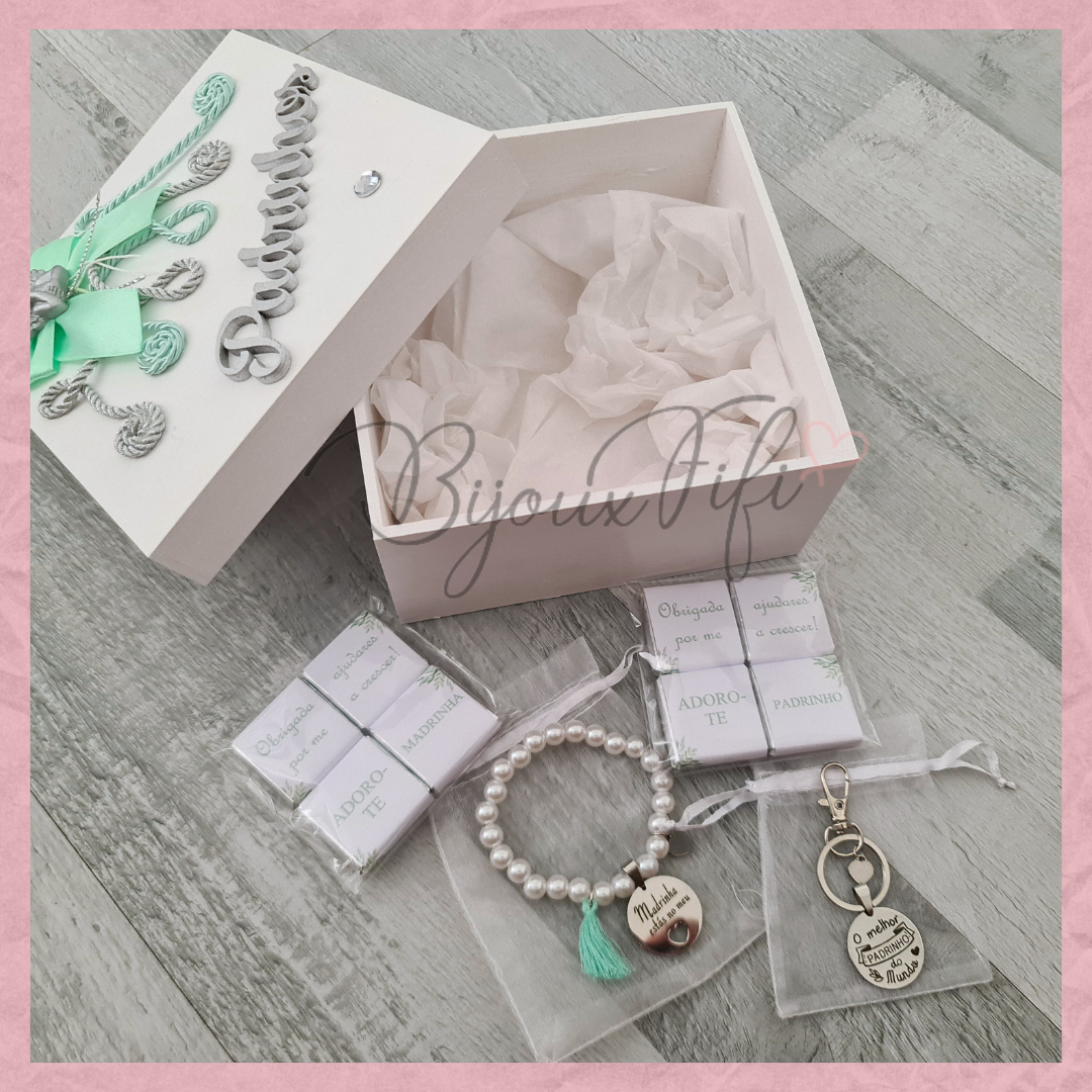 Caixa Oferta Padrinhos "Florest"