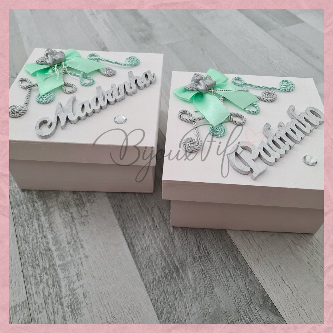 Caixa Oferta Padrinhos "Florest"