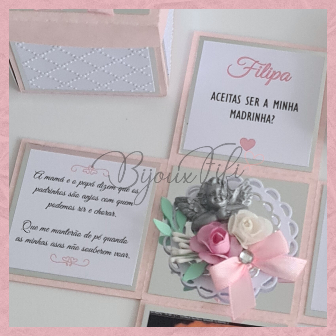 Convite "Caixa Surpresa" Floral ECO