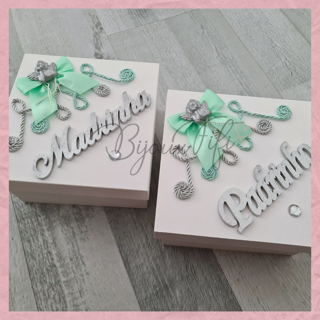 Caixa Oferta Padrinhos "Florest"