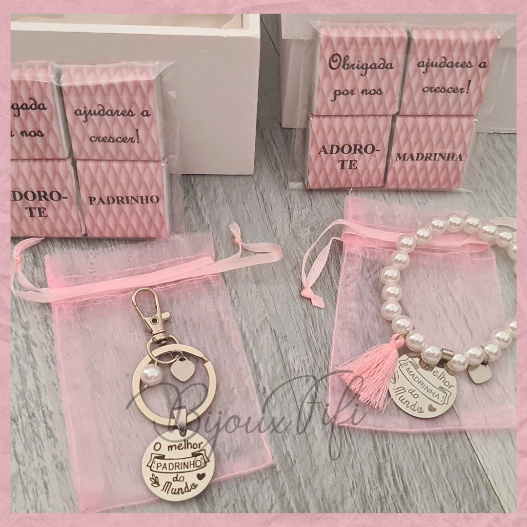 Caixa Oferta Padrinhos "Borboletas" (+cores)