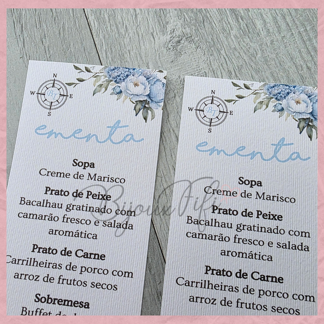 Ementa "Fly in the sky"