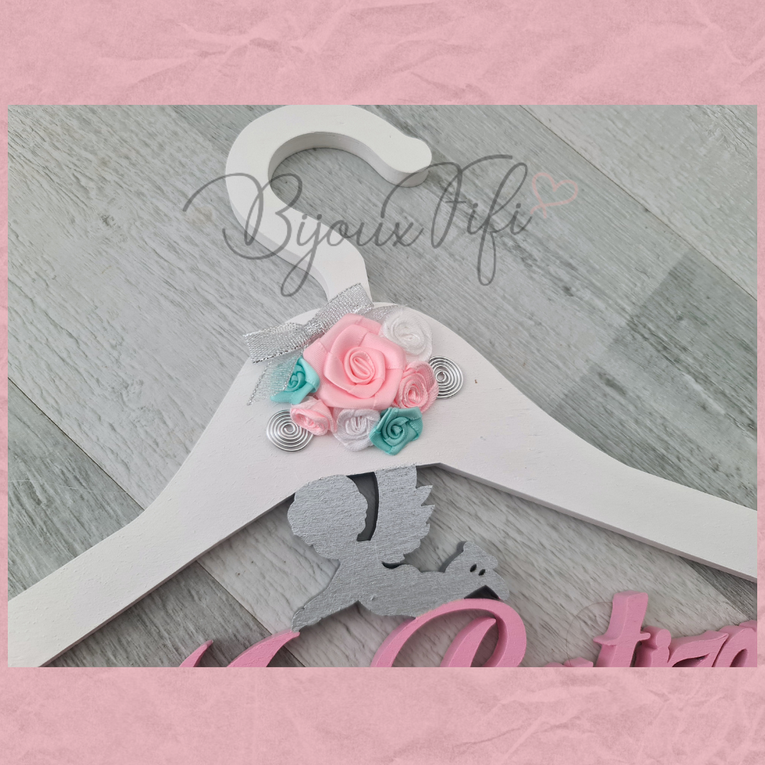 Cabide O meu Batismo - "Floral II"