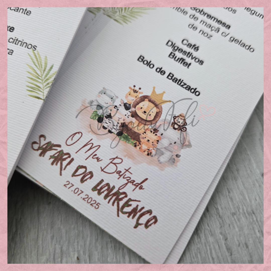 Ementa DUPLA "Safari"