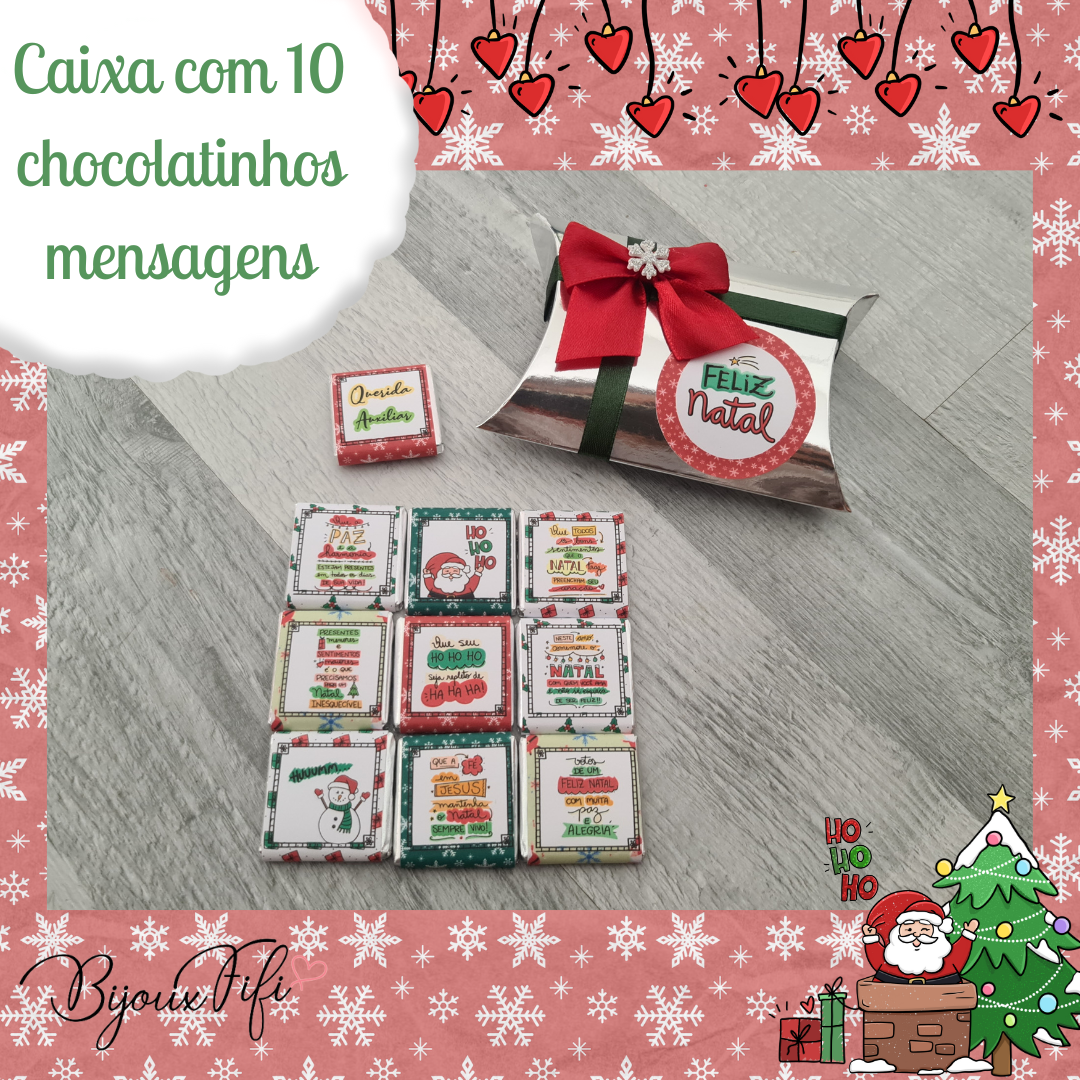 Pack de 10 Chocolatinhos "Escola"