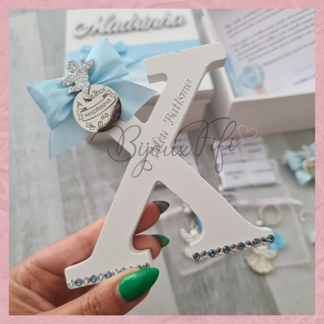 Caixa Oferta Padrinhos Inicial "Bear Passport" (+cores)