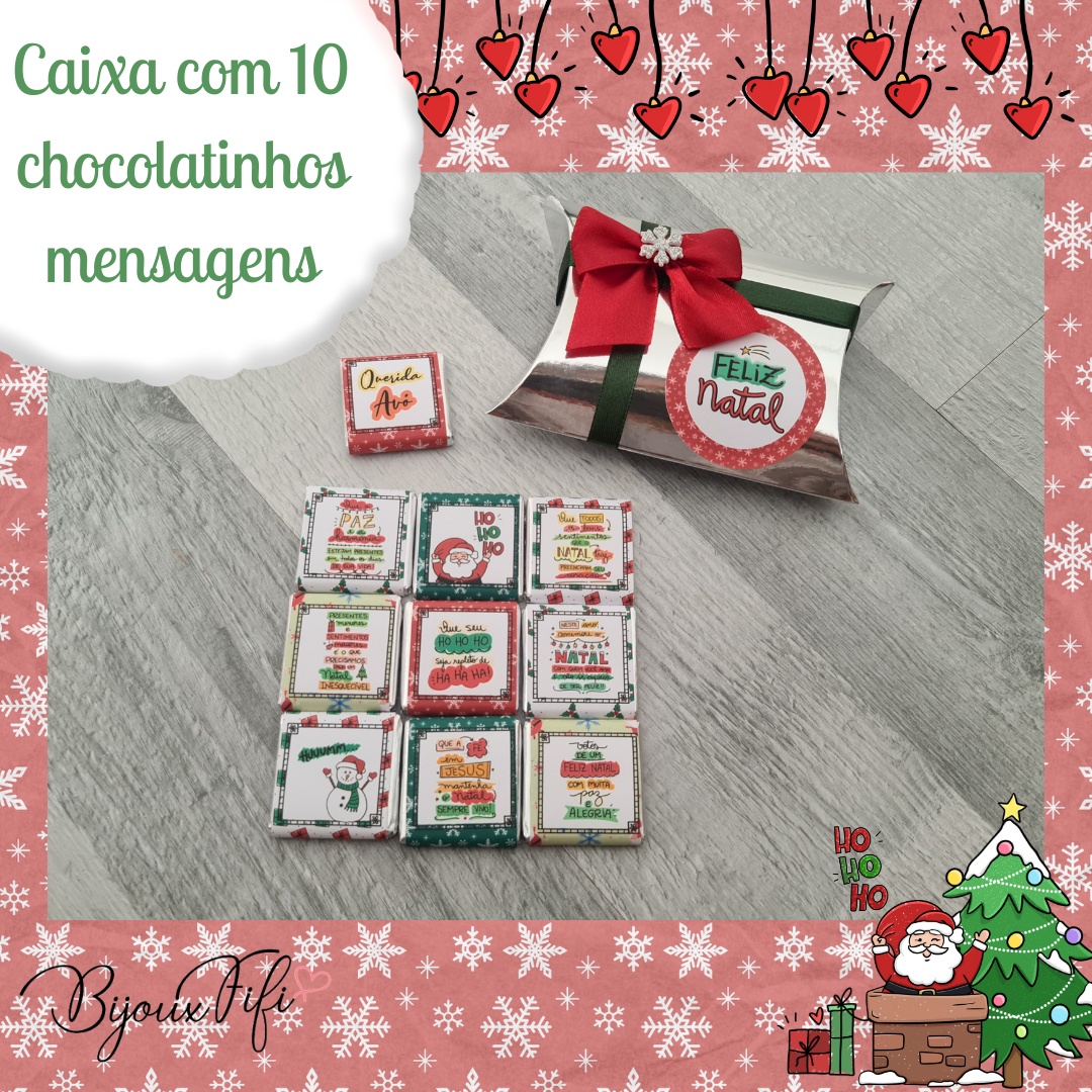 Pack de 10 Chocolatinhos "Família"