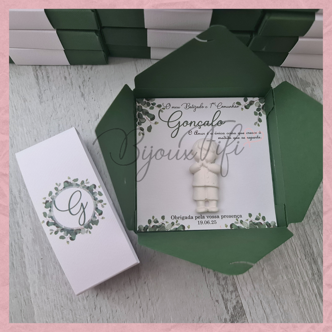 Caixa com gesso perfumado "Eucalyptus"