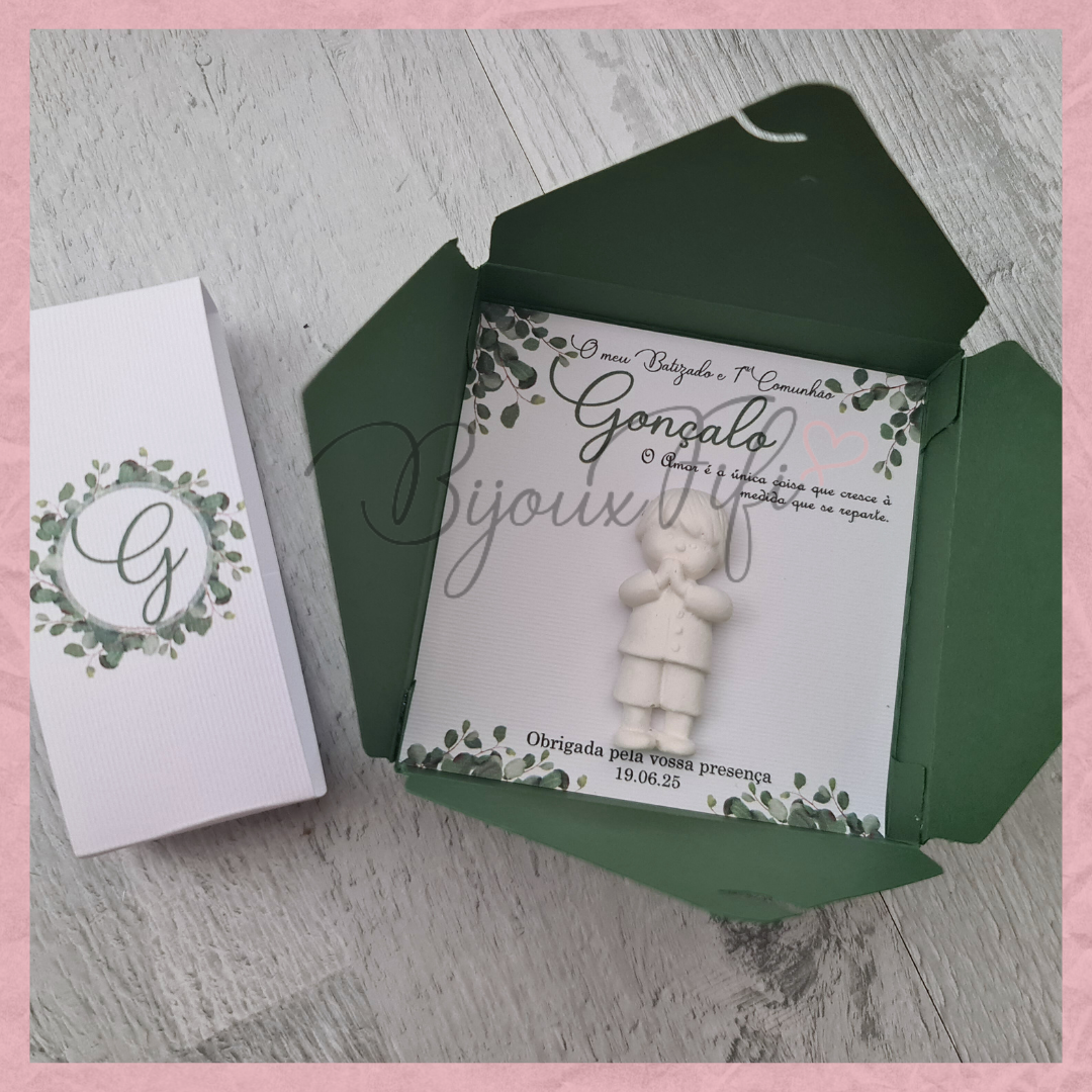 Caixa com gesso perfumado "Eucalyptus"