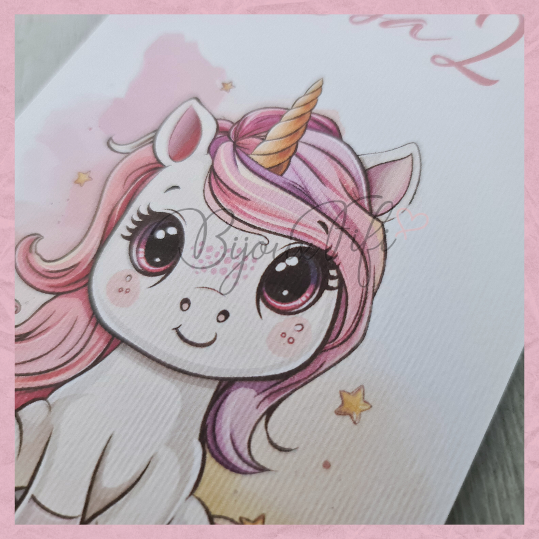 Marcador de Mesa com base "Unicorn"