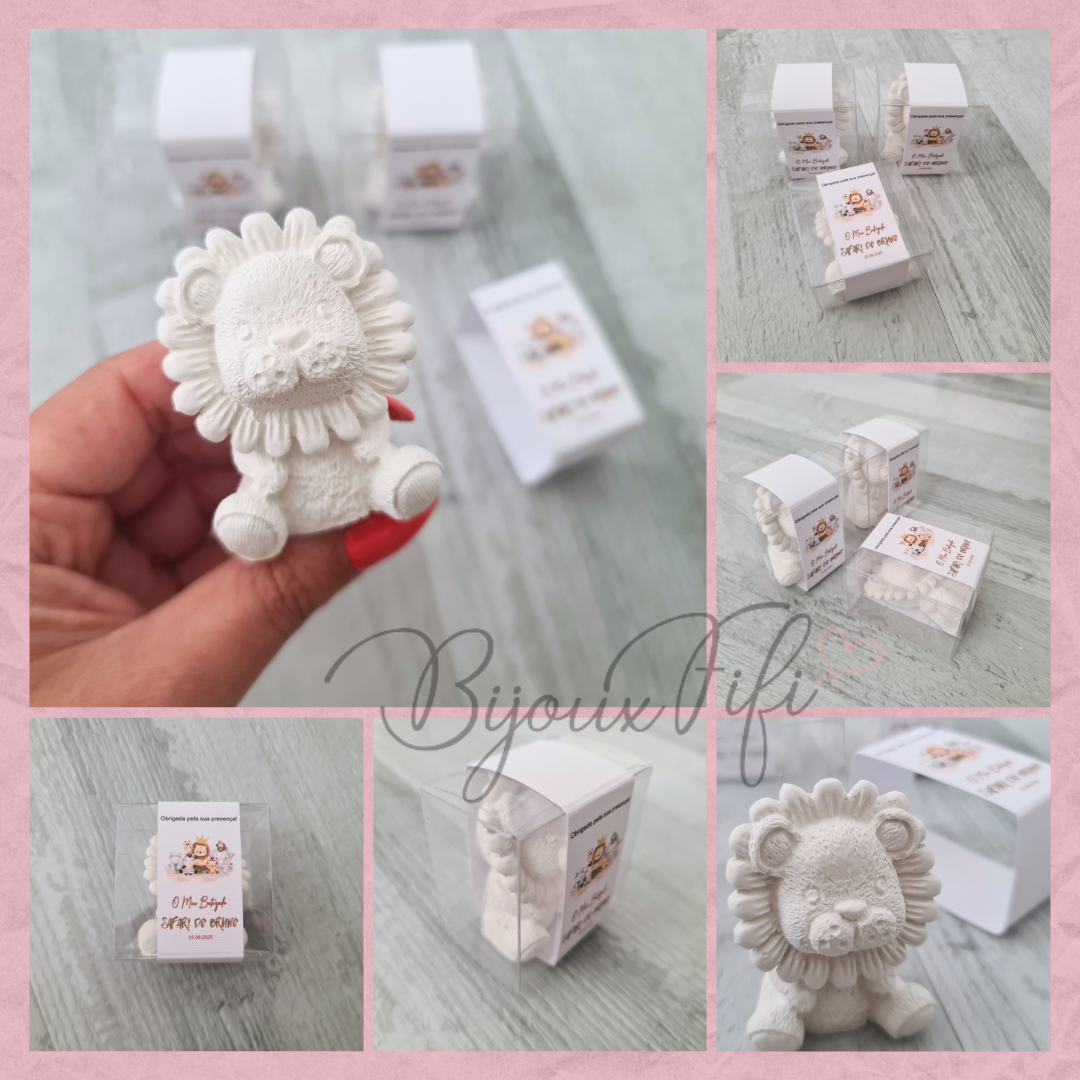 Leão Gesso Perfumado com caixa "Safari"