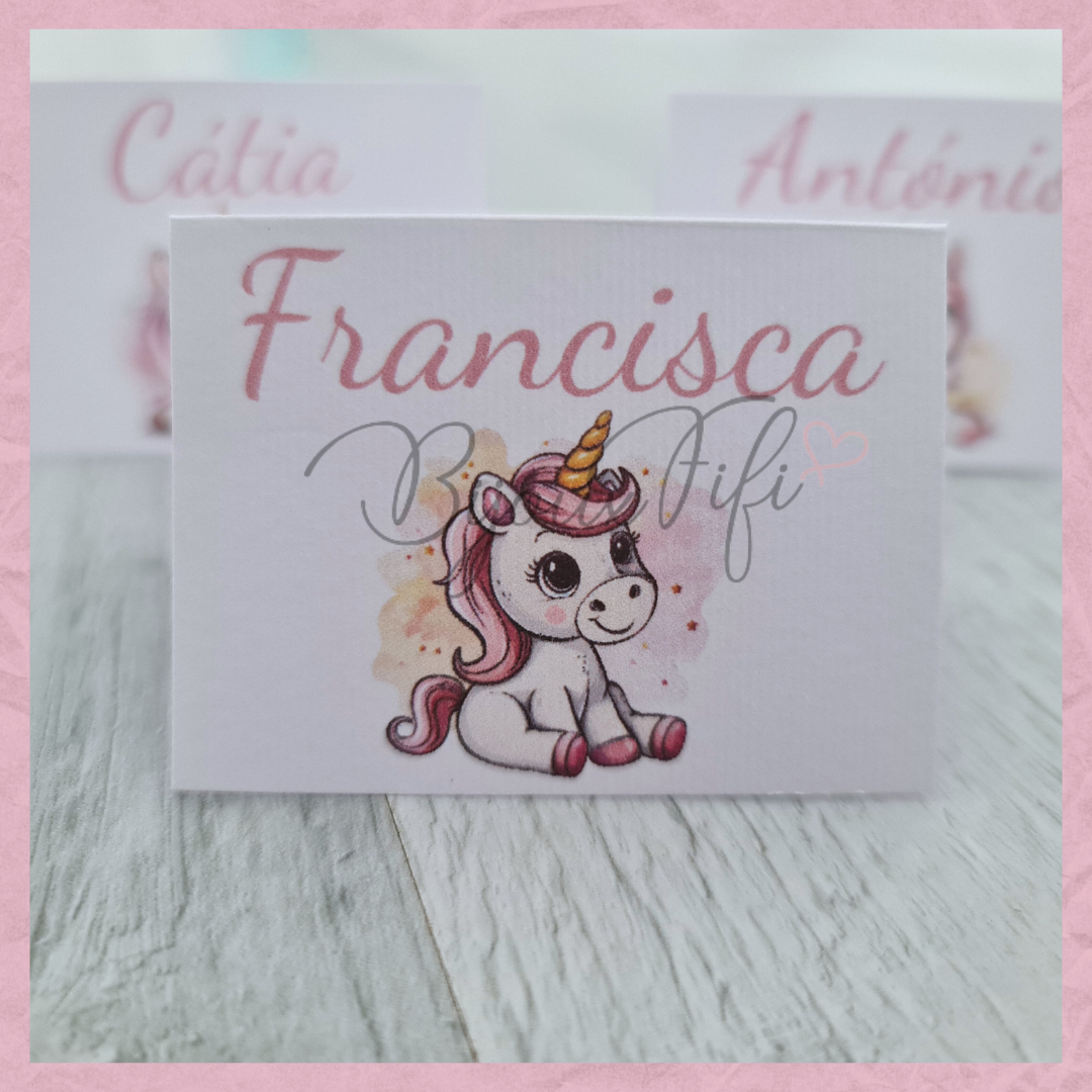 Marcador de Mesa Individual "Unicorn"