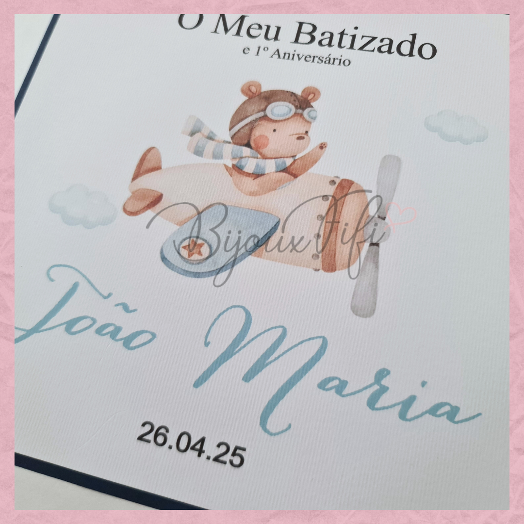 Livro de Honra A4 "Urso Aviador"