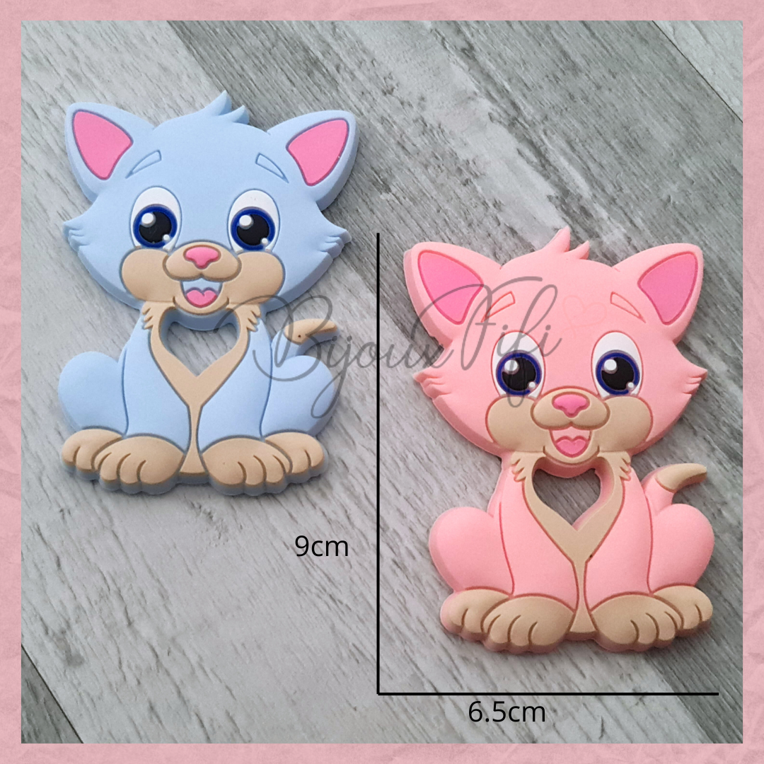 Mordedor de silicone Gatinho