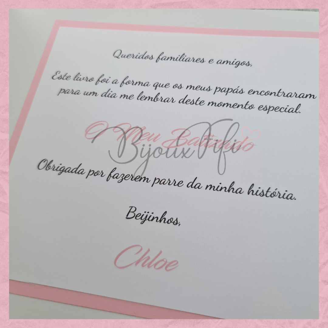 Livro de Honra A4 "Glamour"