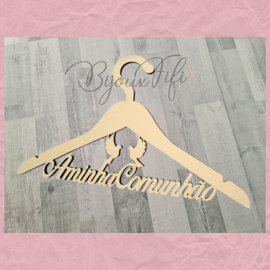 Cabide O Minha Comunhão "Cru"