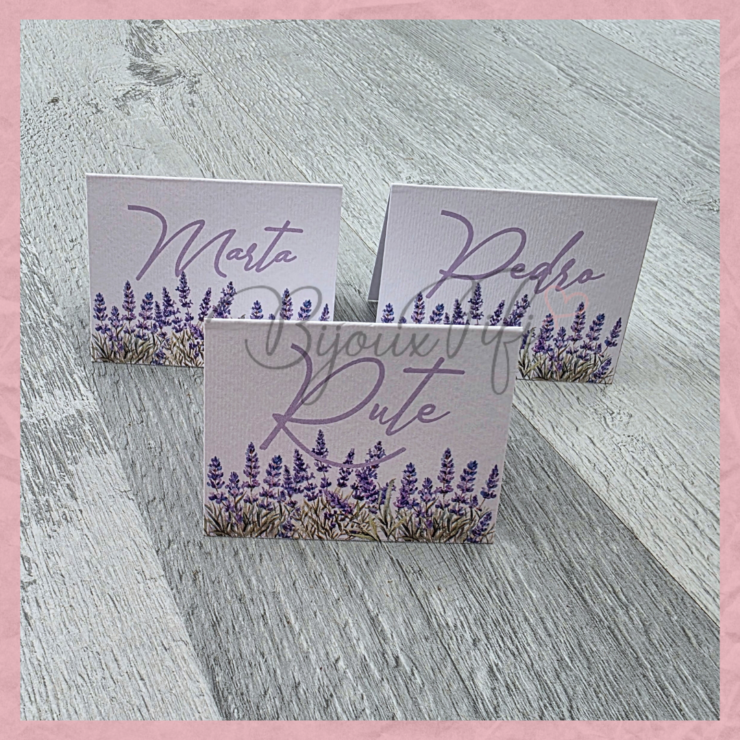 Marcador de Mesa Individual II "Lavanda"
