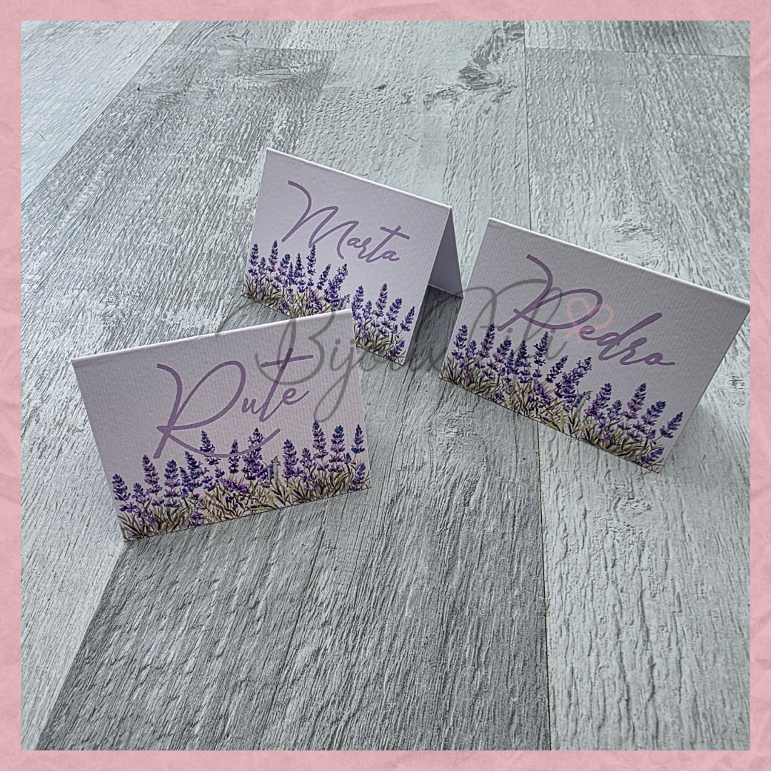 Marcador de Mesa Individual II "Lavanda"