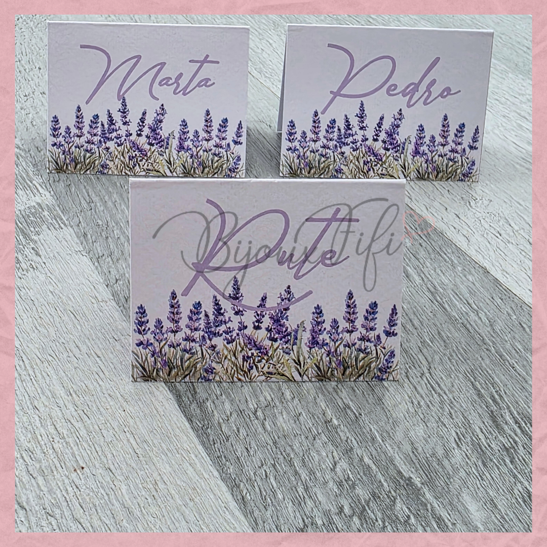 Marcador de Mesa Individual II "Lavanda"