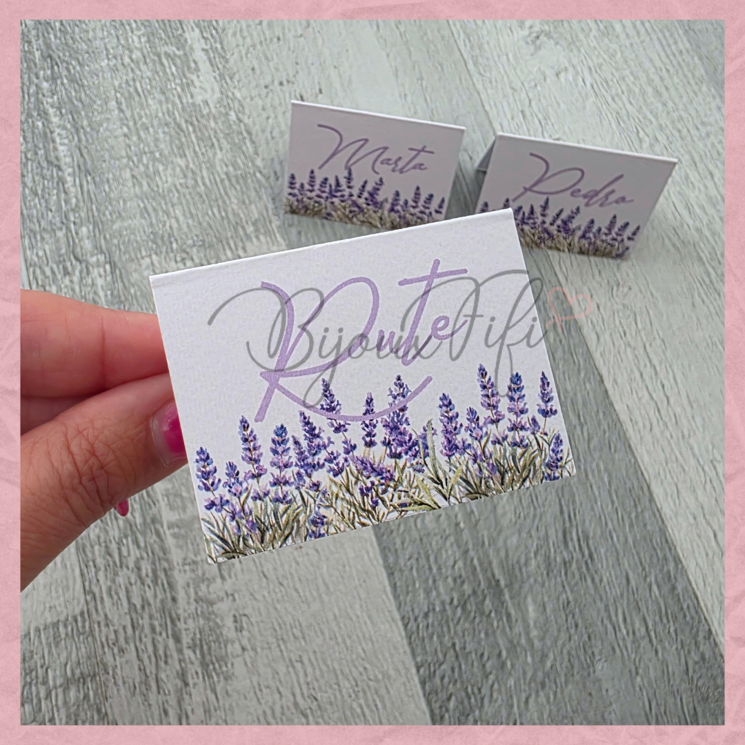 Marcador de Mesa Individual II "Lavanda"