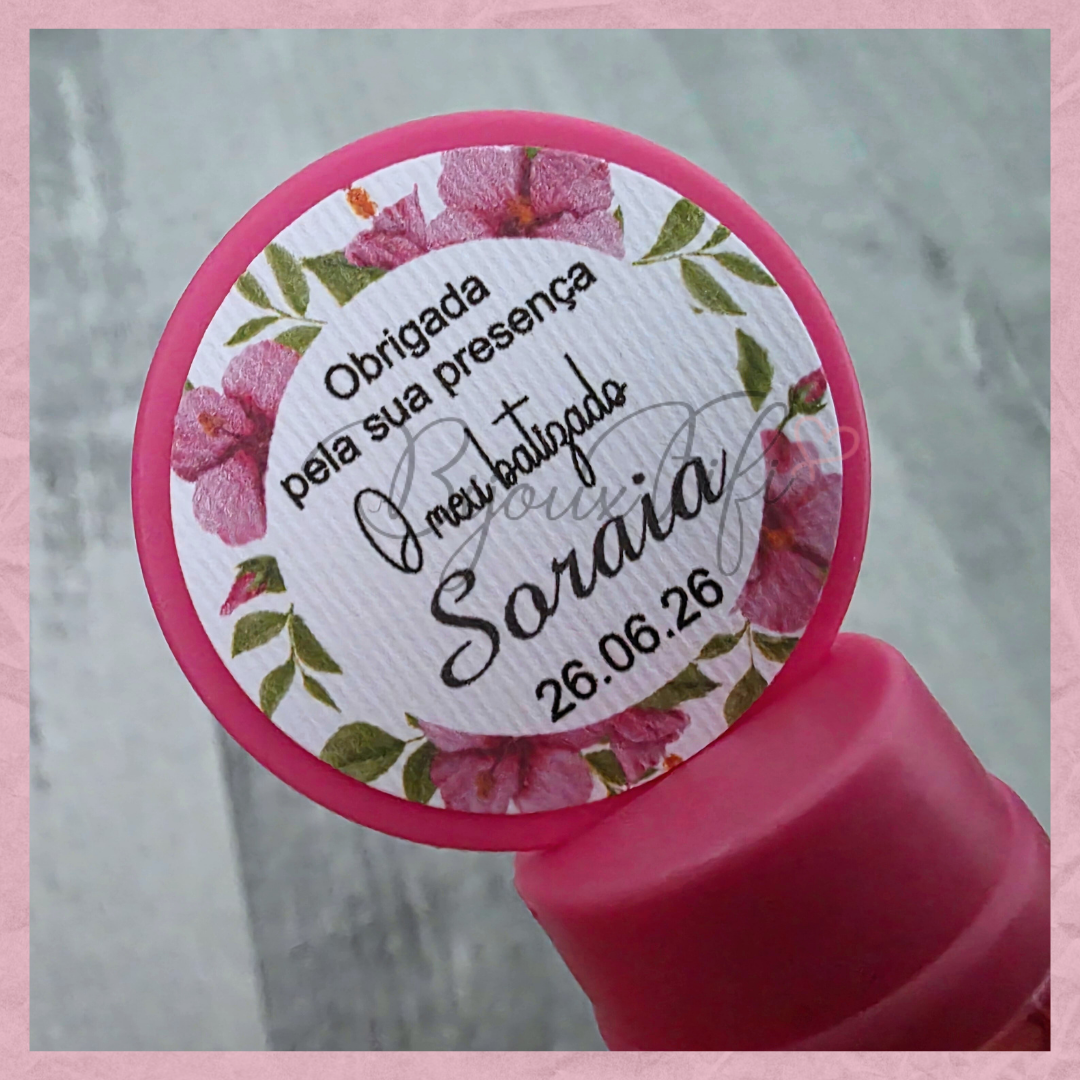 Frasco Bolas de Sabão "Hibiscus"