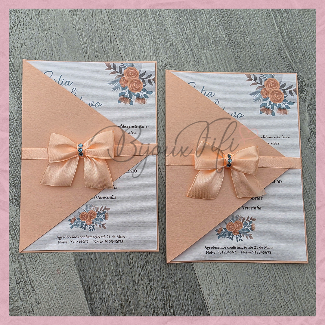 Convite Wedding Capa "Ice so Blue"