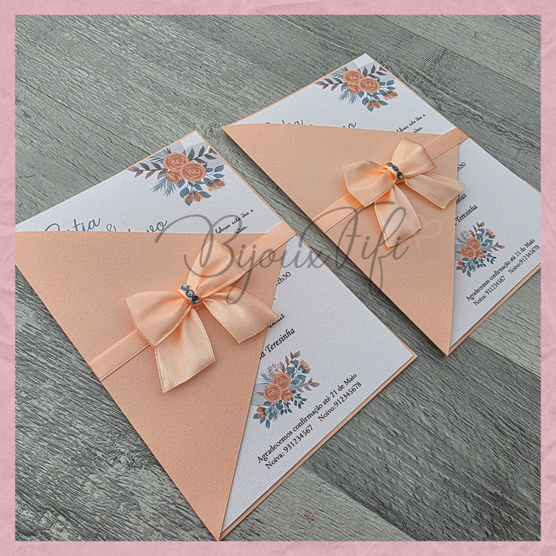 Convite Wedding Capa "Ice so Blue"