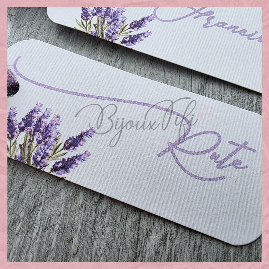 Marcador Individual Chiffon "Lavanda"