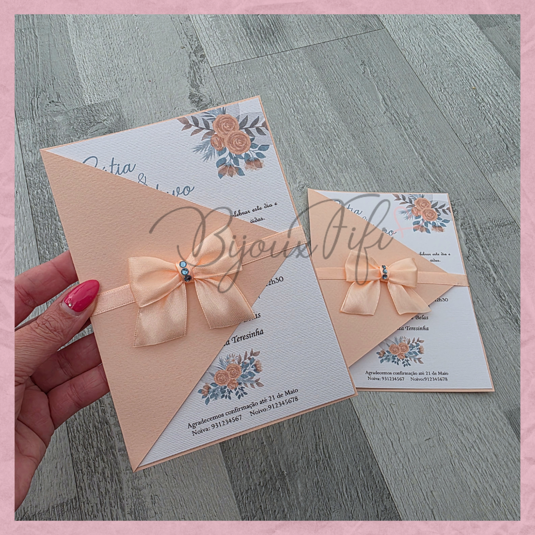 Convite Wedding Capa "Ice so Blue"