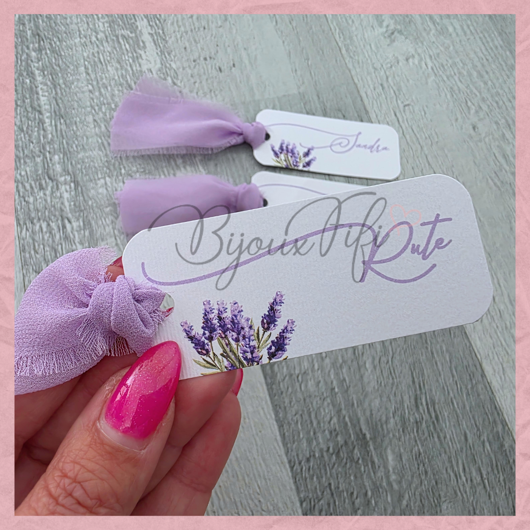 Marcador Individual Chiffon "Lavanda"